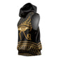 Ancient Egypt Gold Intricate Sleeveless Hoodie Eye of Horus - African Pride