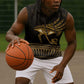 Ancient Egypt Gold Intricate Sleeveless Hoodie Eye of Horus - African Pride