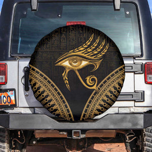 Ancient Egypt Gold Intricate Spare Tire Cover Eye of Horus
