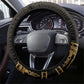 Ancient Egypt Gold Intricate Steering Wheel Cover Eye of Horus