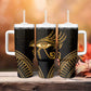 Ancient Egypt Gold Intricate Tumbler With Handle Eye of Horus