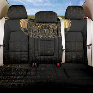 Ancient Egypt Back Car Seat Cover Black Gold Scarab