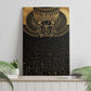 Ancient Egypt Canvas Wall Art Black Gold Scarab