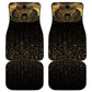 Ancient Egypt Car Mats Black Gold Scarab