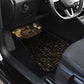 Ancient Egypt Car Mats Black Gold Scarab