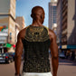 Ancient Egypt Men Tank Top Black Gold Scarab