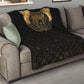 Ancient Egypt Quilt Black Gold Scarab
