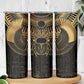Ancient Egypt Skinny Tumbler Black Gold Scarab