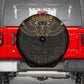 Ancient Egypt Spare Tire Cover Black Gold Scarab