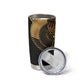 Ancient Egypt Tumbler Cup Black Gold Scarab