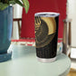 Ancient Egypt Tumbler Cup Black Gold Scarab