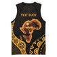 Africa Day Personalized Basketball Jersey Ethnic Retro Style - African Pride