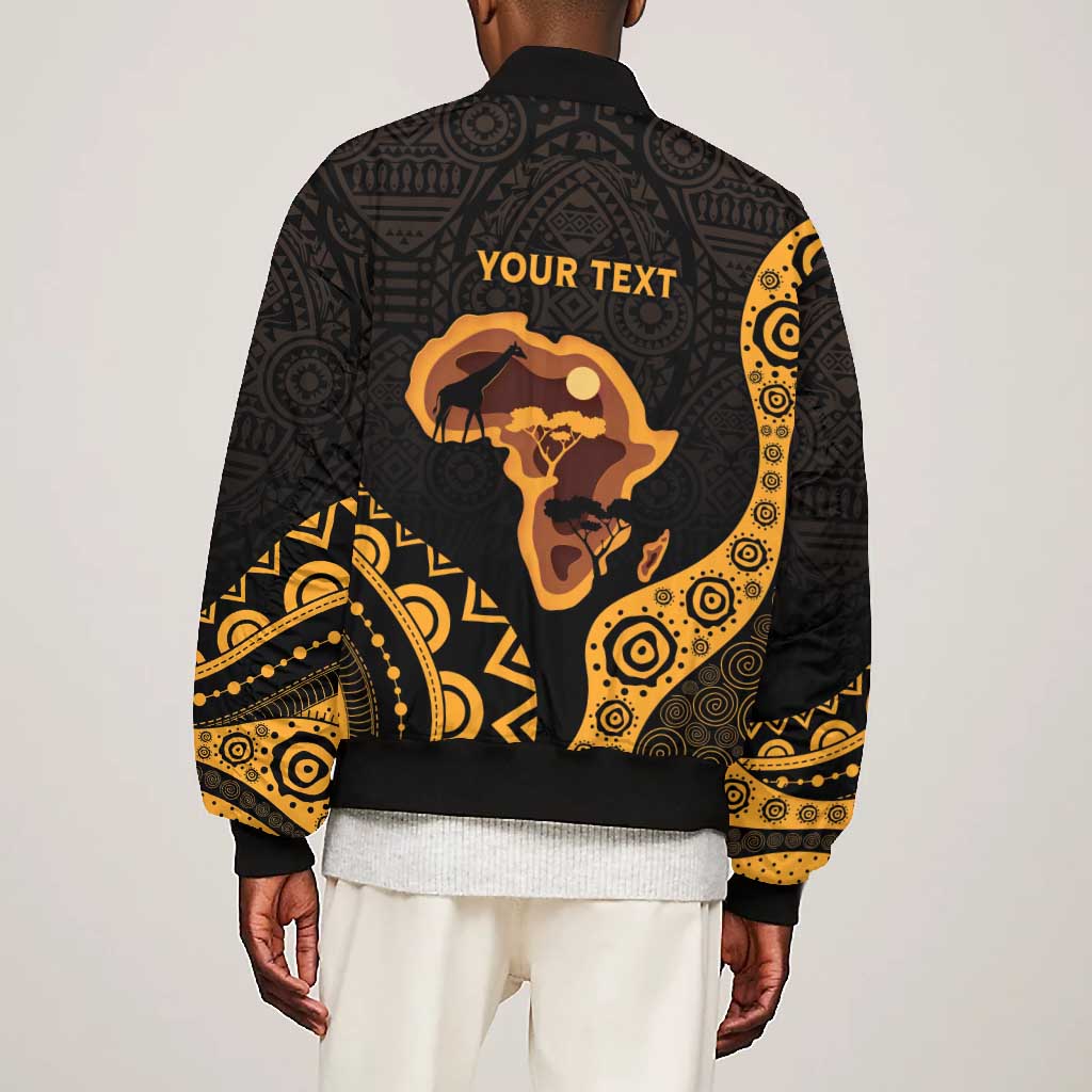 Africa Day Personalized Bomber Jacket Ethnic Retro Style