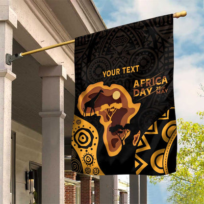 Africa Day Personalized Garden Flag Ethnic Retro Style