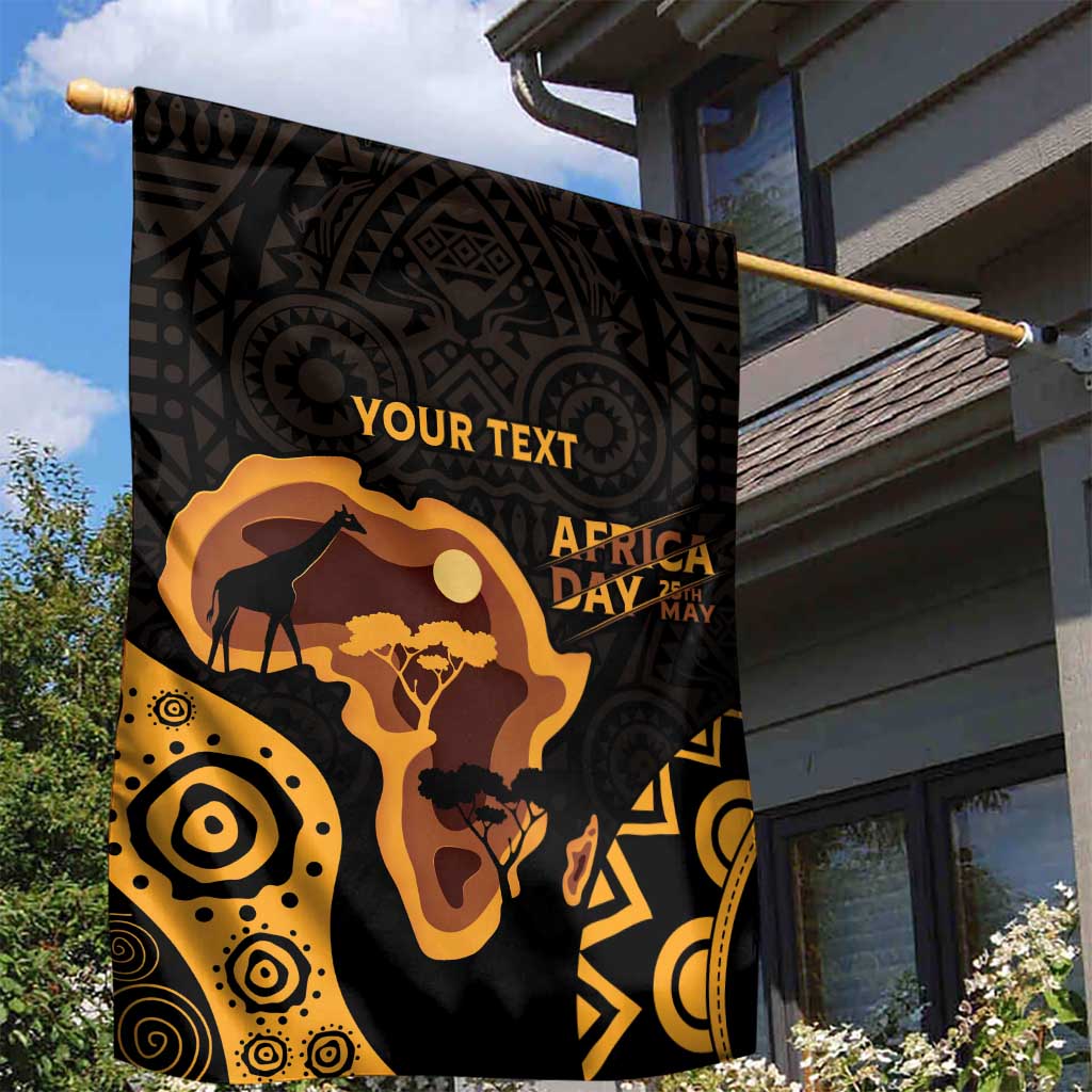 Africa Day Personalized Garden Flag Ethnic Retro Style