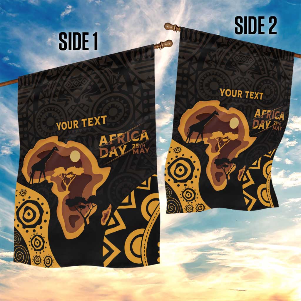Africa Day Personalized Garden Flag Ethnic Retro Style