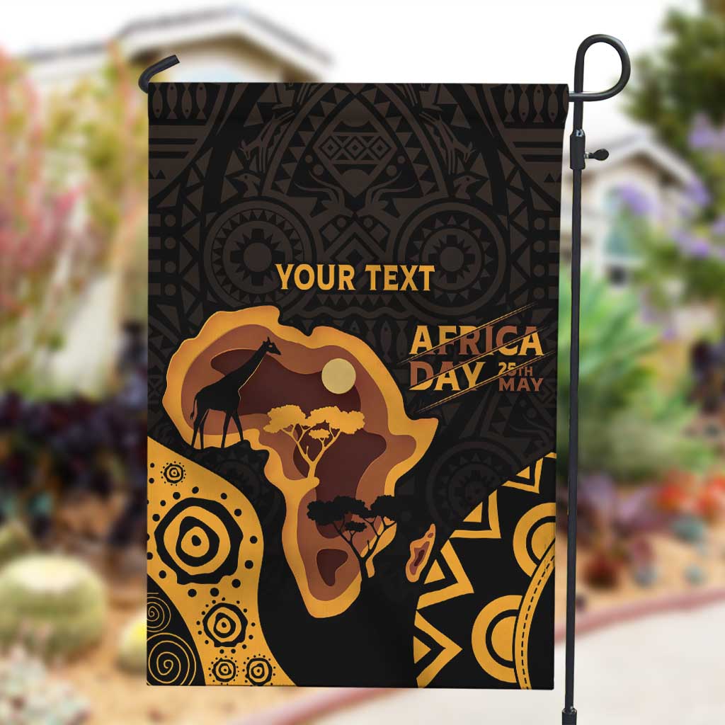 Africa Day Personalized Garden Flag Ethnic Retro Style