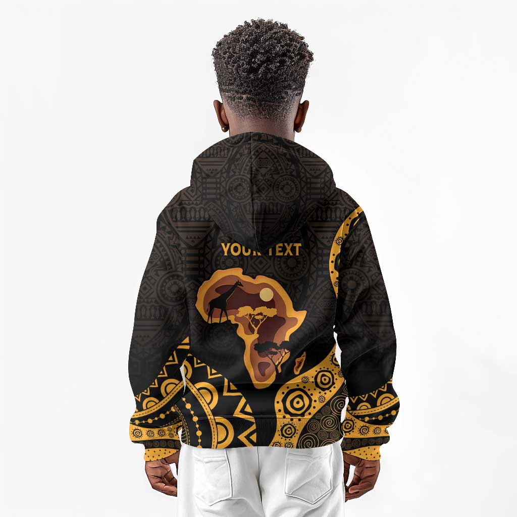 Africa Day Personalized Kid Hoodie Ethnic Retro Style