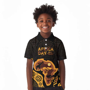 Africa Day Personalized Kid Polo Shirt Ethnic Retro Style