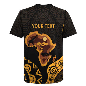 Africa Day Personalized Rugby Jersey Ethnic Retro Style