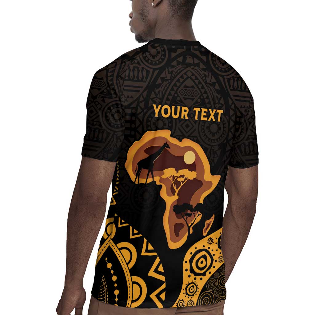 Africa Day Personalized Rugby Jersey Ethnic Retro Style