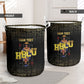 HBCU Grad Personalized Queen Poker Card Laundry Basket Golden Pattern