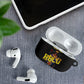 HBCU Grad Personalized Queen Poker Card AirPods Case Golden Pattern
