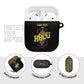 HBCU Grad Personalized Queen Poker Card AirPods Case Golden Pattern