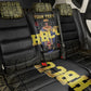 HBCU Grad Personalized Queen Poker Card Back Car Seat Cover Golden Pattern