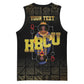HBCU Grad Personalized Queen Poker Card Basketball Jersey Golden Pattern