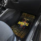 HBCU Grad Personalized Queen Poker Card Car Mats Golden Pattern