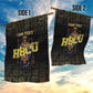 HBCU Grad Personalized Queen Poker Card Garden Flag Golden Pattern