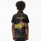 HBCU Grad Personalized Queen Poker Card Kid Polo Shirt Golden Pattern