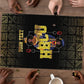 HBCU Grad Personalized Queen Poker Card Puzzle Golden Pattern