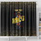 HBCU Grad Personalized Queen Poker Card Shower Curtain Golden Pattern