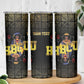 HBCU Grad Personalized Queen Poker Card Skinny Tumbler Golden Pattern
