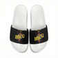 HBCU Grad Personalized Queen Poker Card Slide Sandals Golden Pattern