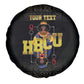 HBCU Grad Personalized Queen Poker Card Spare Tire Cover Golden Pattern