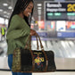 HBCU Grad Personalized Queen Poker Card Travel Bag Golden Pattern