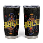 HBCU Grad Personalized Queen Poker Card Tumbler Cup Golden Pattern