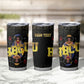 HBCU Grad Personalized Queen Poker Card Tumbler Cup Golden Pattern