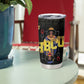 HBCU Grad Personalized Queen Poker Card Tumbler Cup Golden Pattern