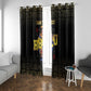HBCU Grad Personalized Queen Poker Card Window Curtain Golden Pattern
