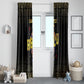 HBCU Grad Personalized Queen Poker Card Window Curtain Golden Pattern