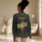 HBCU Grad Personalized Queen Poker Card Women Casual Shirt Golden Pattern