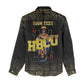 HBCU Grad Personalized Queen Poker Card Women Casual Shirt Golden Pattern
