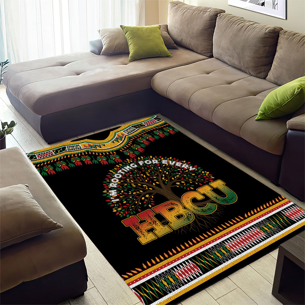 I'm Rooting For Every HBCU Dashiki Style Area Rug
