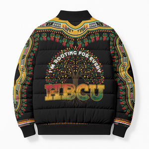 I'm Rooting For Every HBCU Dashiki Style Bomber Puffer Jacket