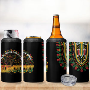 I'm Rooting For Every HBCU Dashiki Style 4 in 1 Can Cooler Tumbler