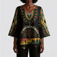 I'm Rooting For Every HBCU Dashiki Style Kimono Sleeve Blouse